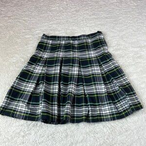 Rifle Official Schoolwear plaid pleated schoolgirl skirt, size 10.5